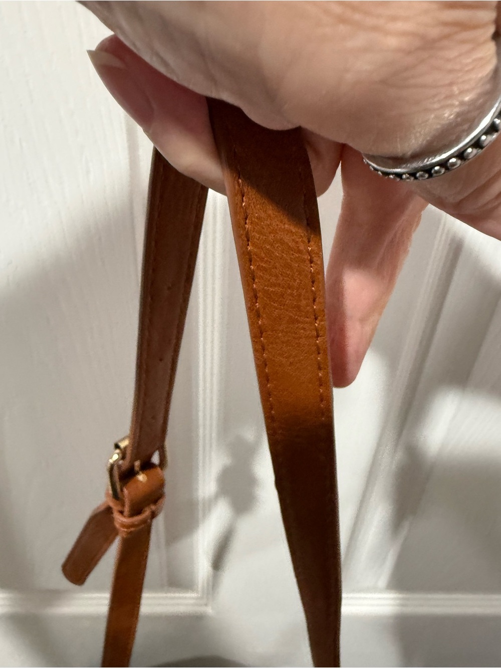 Antik Kraft Black & Tan Striped Shoulder Bag 2 purses in one - Picture 8 of 14